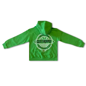 Cleethorpes Kelly Green Kids Hoody - Stay Salty