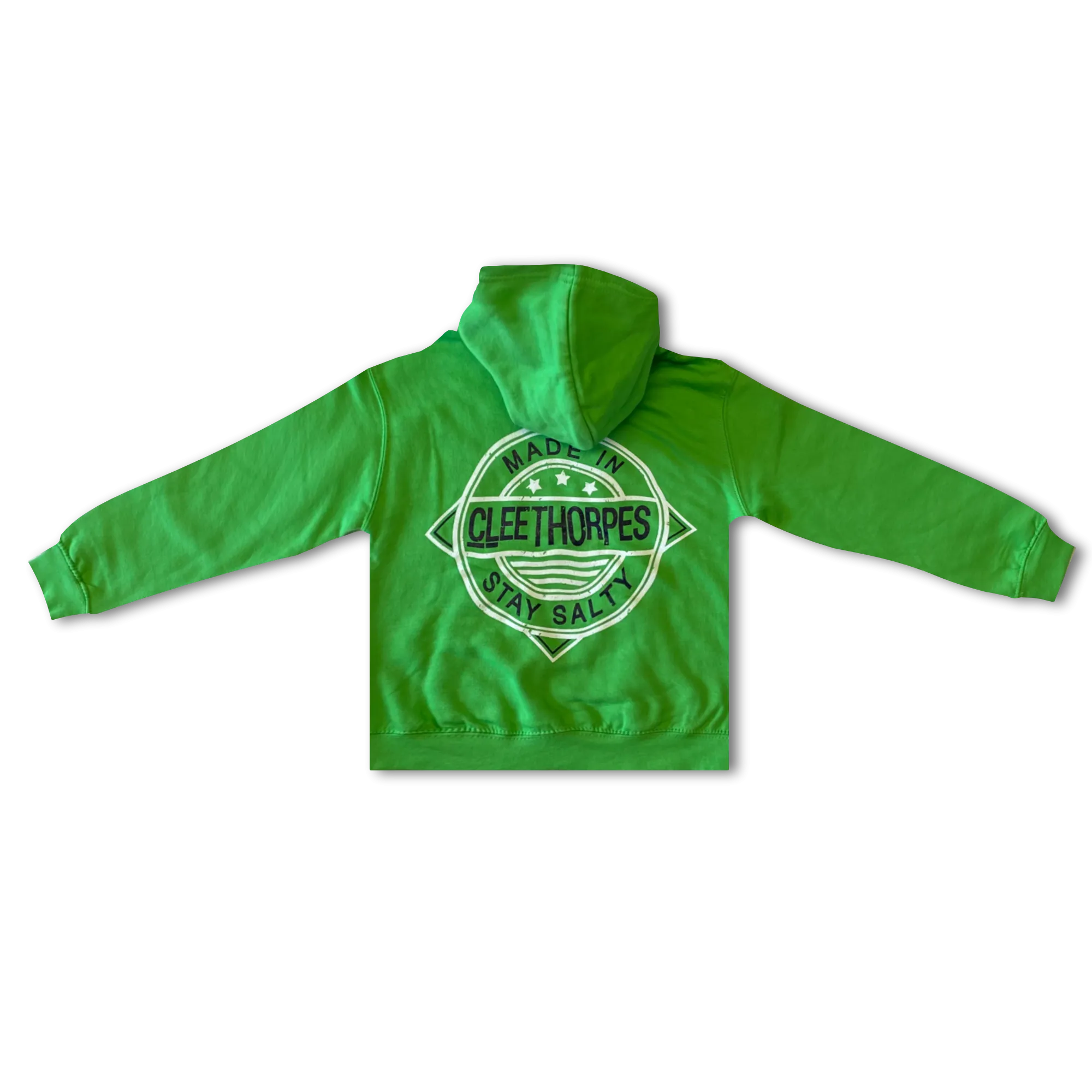 Cleethorpes Kelly Green Kids Hoody - Stay Salty