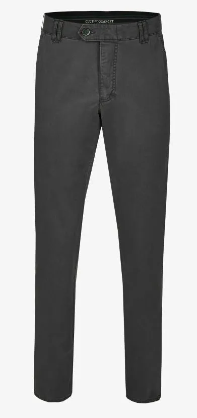 Club Of Comfort Denver Grey Chinos Grey