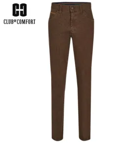 Club Of Comfort Keno Tan Stretch Chinos Tan