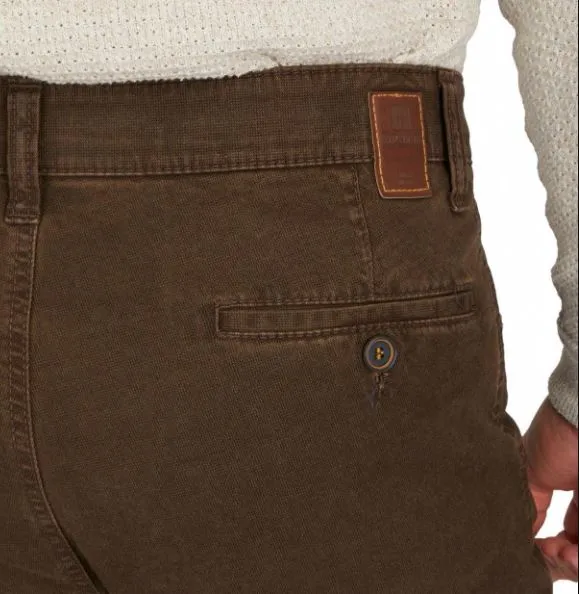 Club Of Comfort Keno Tan Stretch Chinos Tan