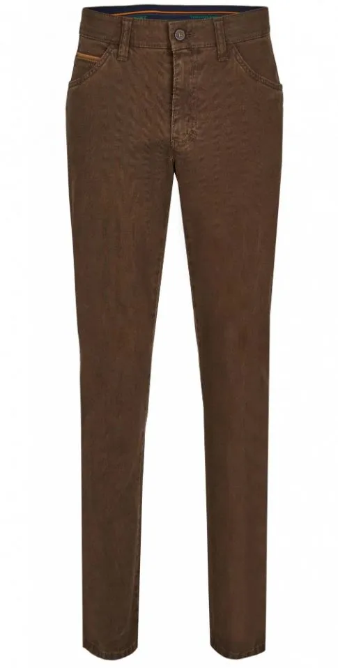 Club Of Comfort Keno Tan Stretch Chinos Tan