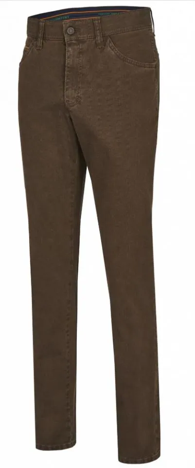 Club Of Comfort Keno Tan Stretch Chinos Tan