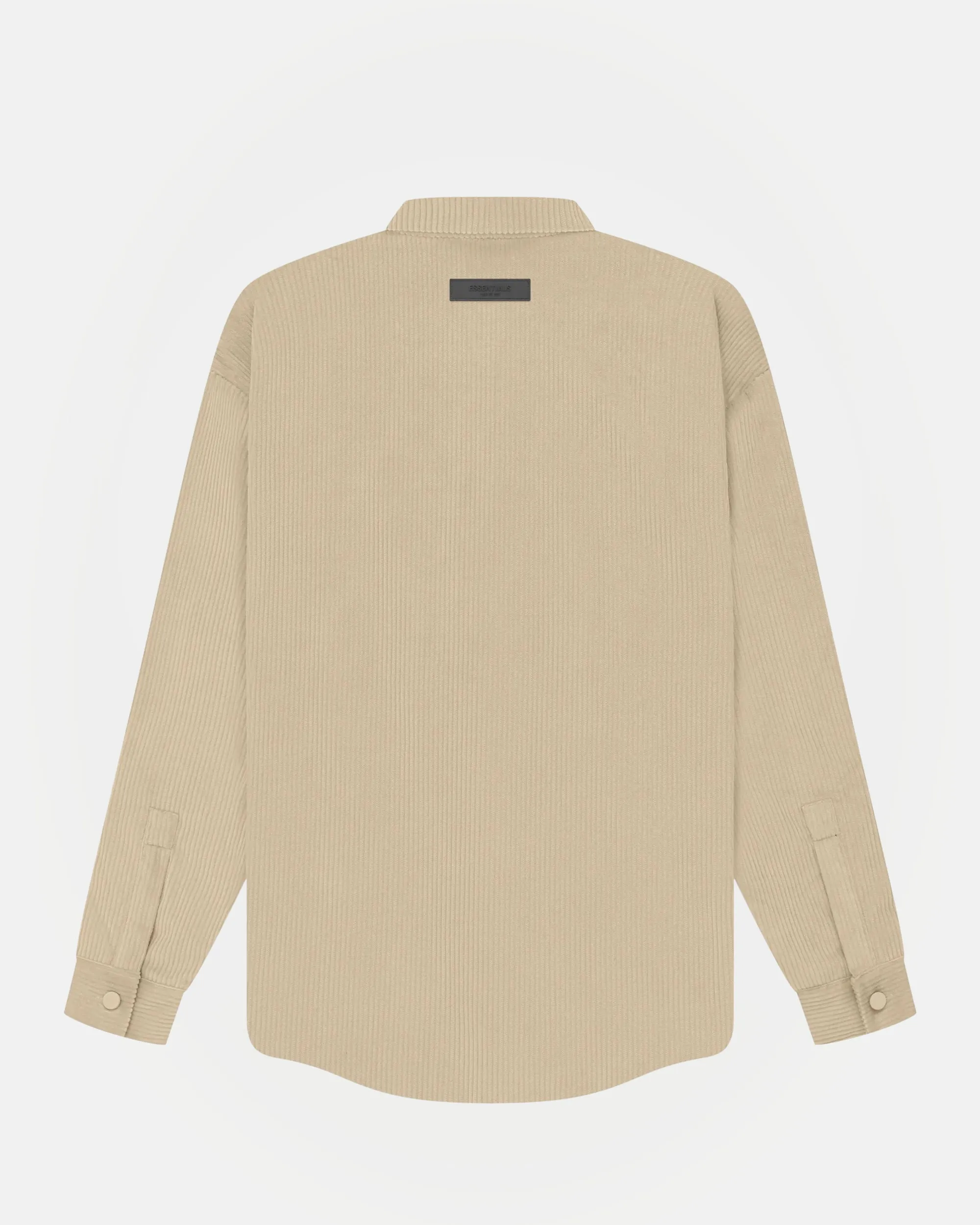 Corduroy Shirt Jacket in Sand