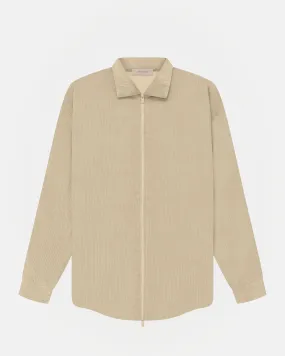 Corduroy Shirt Jacket in Sand