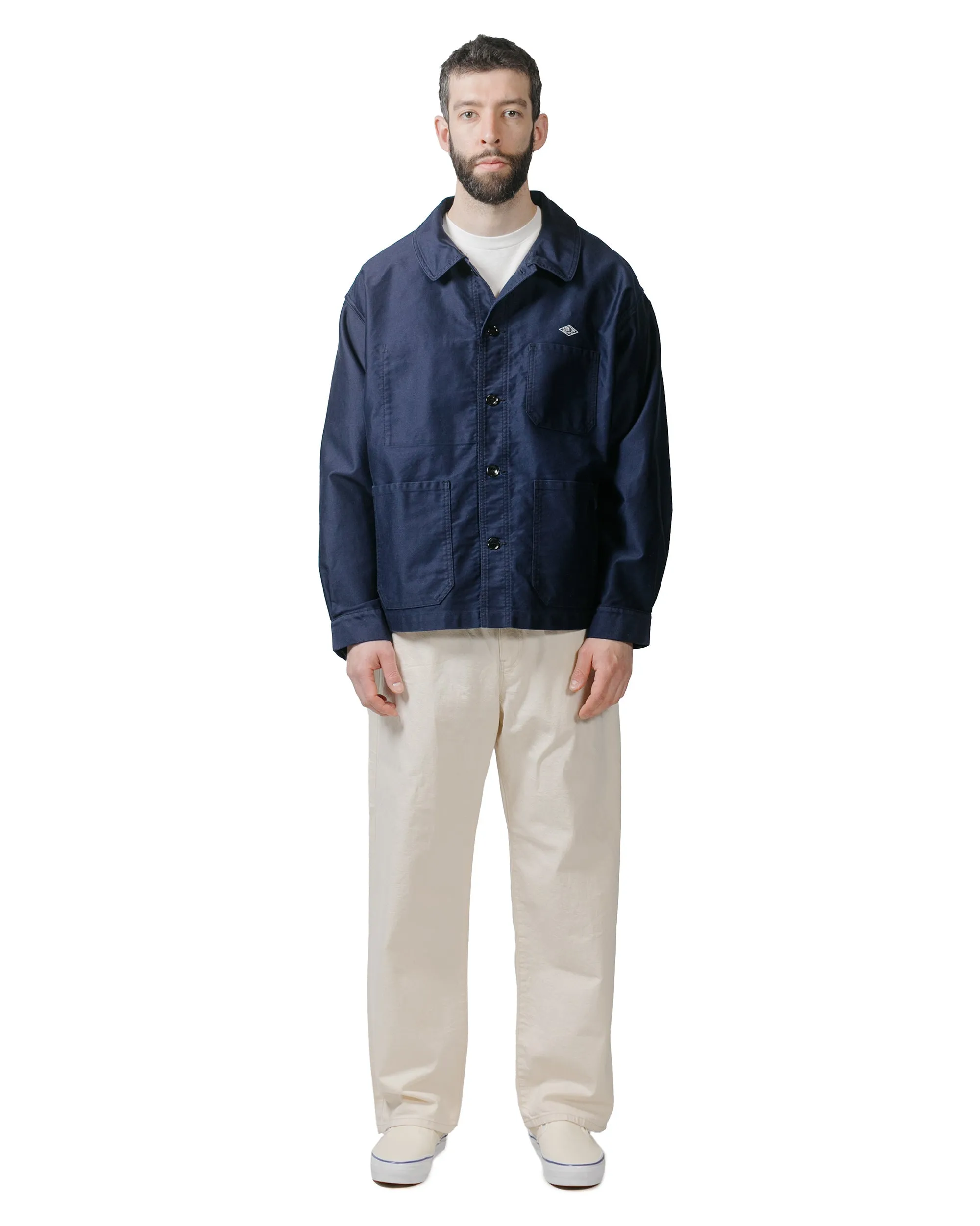 Danton Moleskin Wide Coveralls Blue