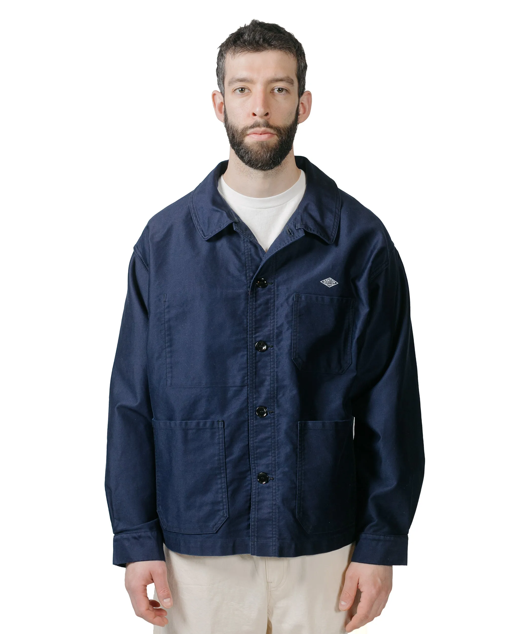 Danton Moleskin Wide Coveralls Blue