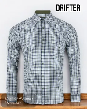 DGs Drifter Green Check Shirt - 14658/36