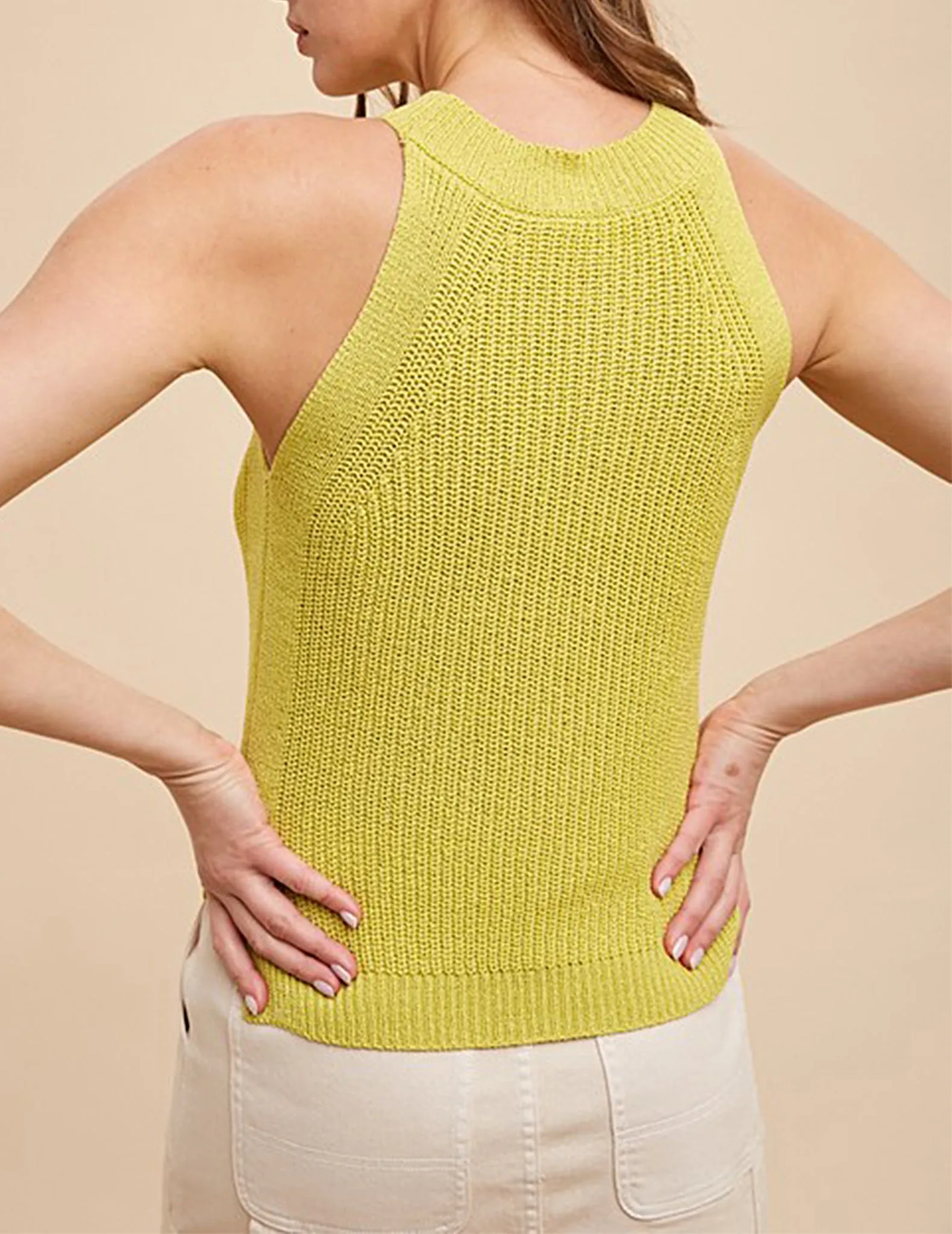 Diana Limocello Knit Tank Top