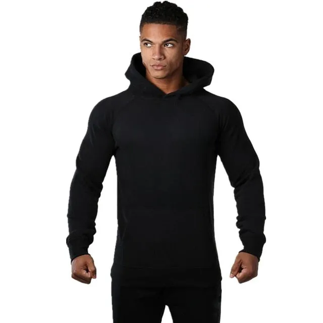 Mens Fitness Gym Hoodie - Discounted CrossFit Pullover Sweatshirt for Bodybuilding & Workout - Stylish Sportswear Hooded Jacket for Active Men