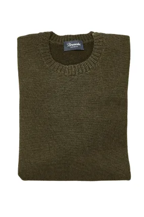 Drumohr Loden Merino Wool Crewneck Sweater