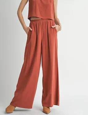 Dulcie Wide Leg Linen Pants