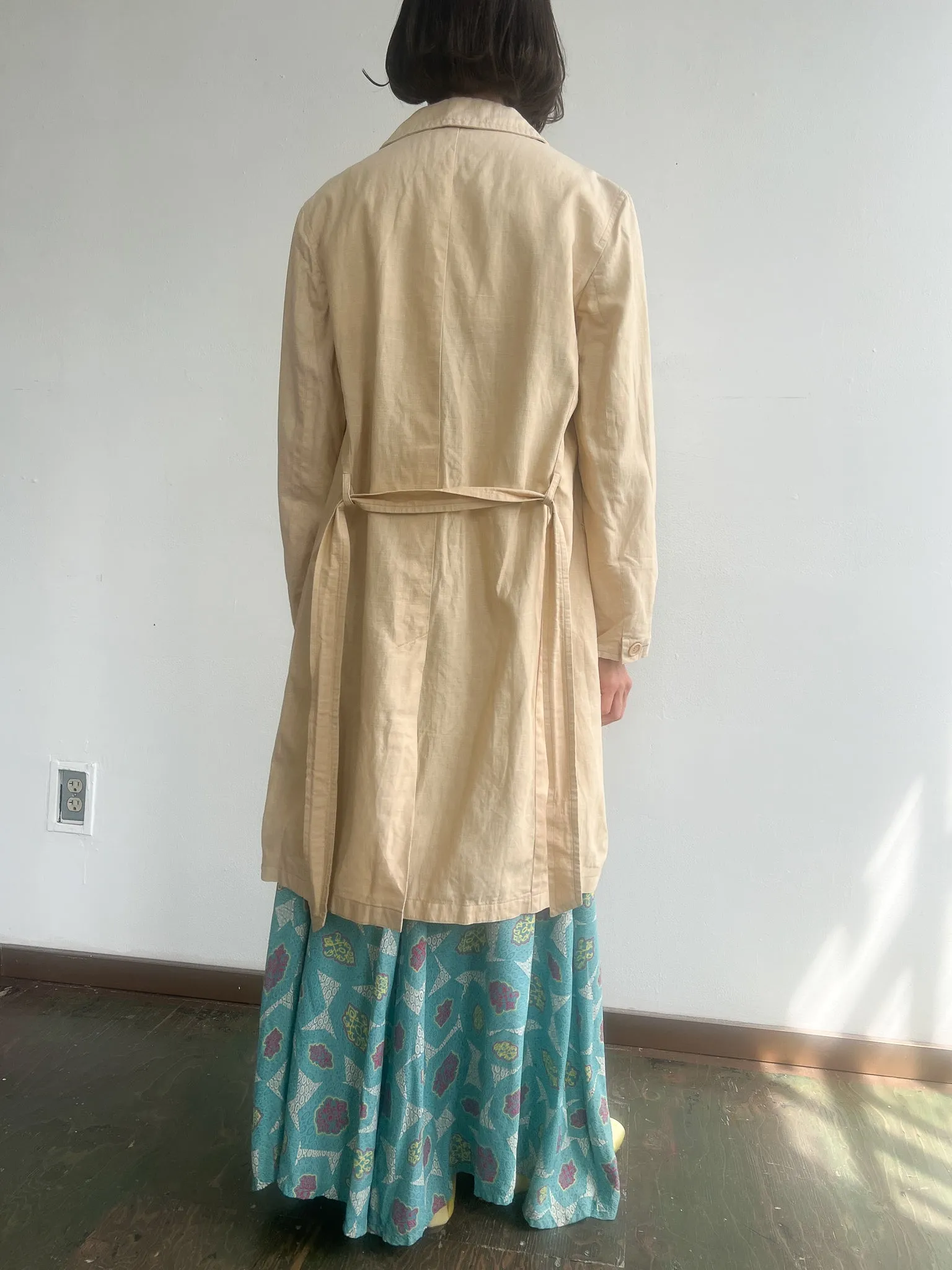 Ecru Linen Jacket (L)