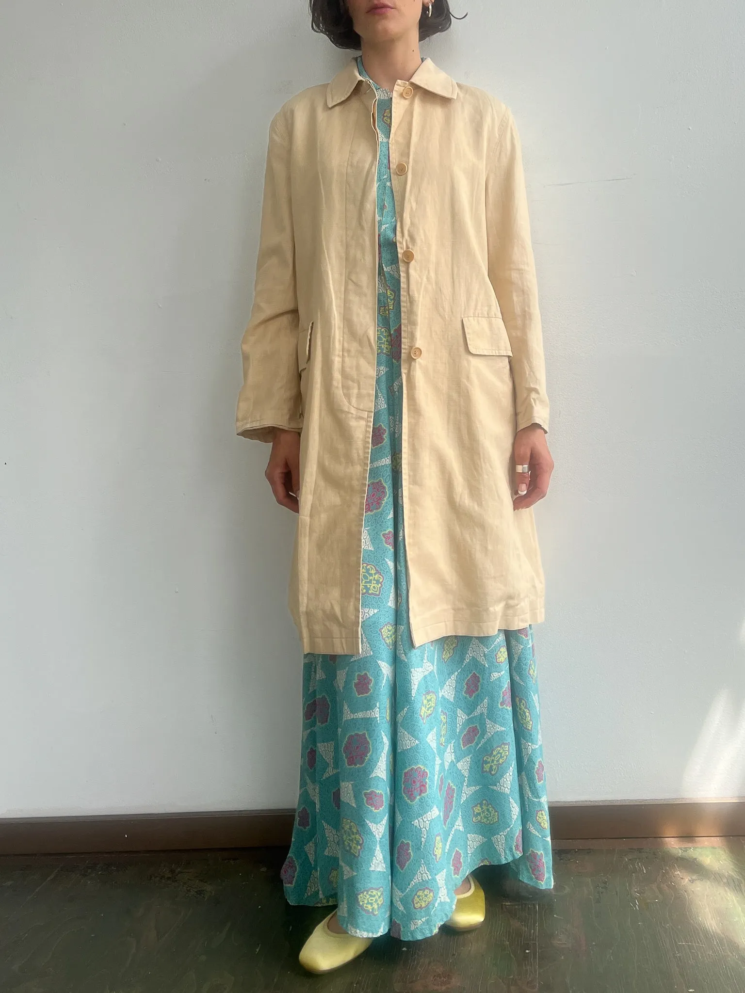 Ecru Linen Jacket (L)