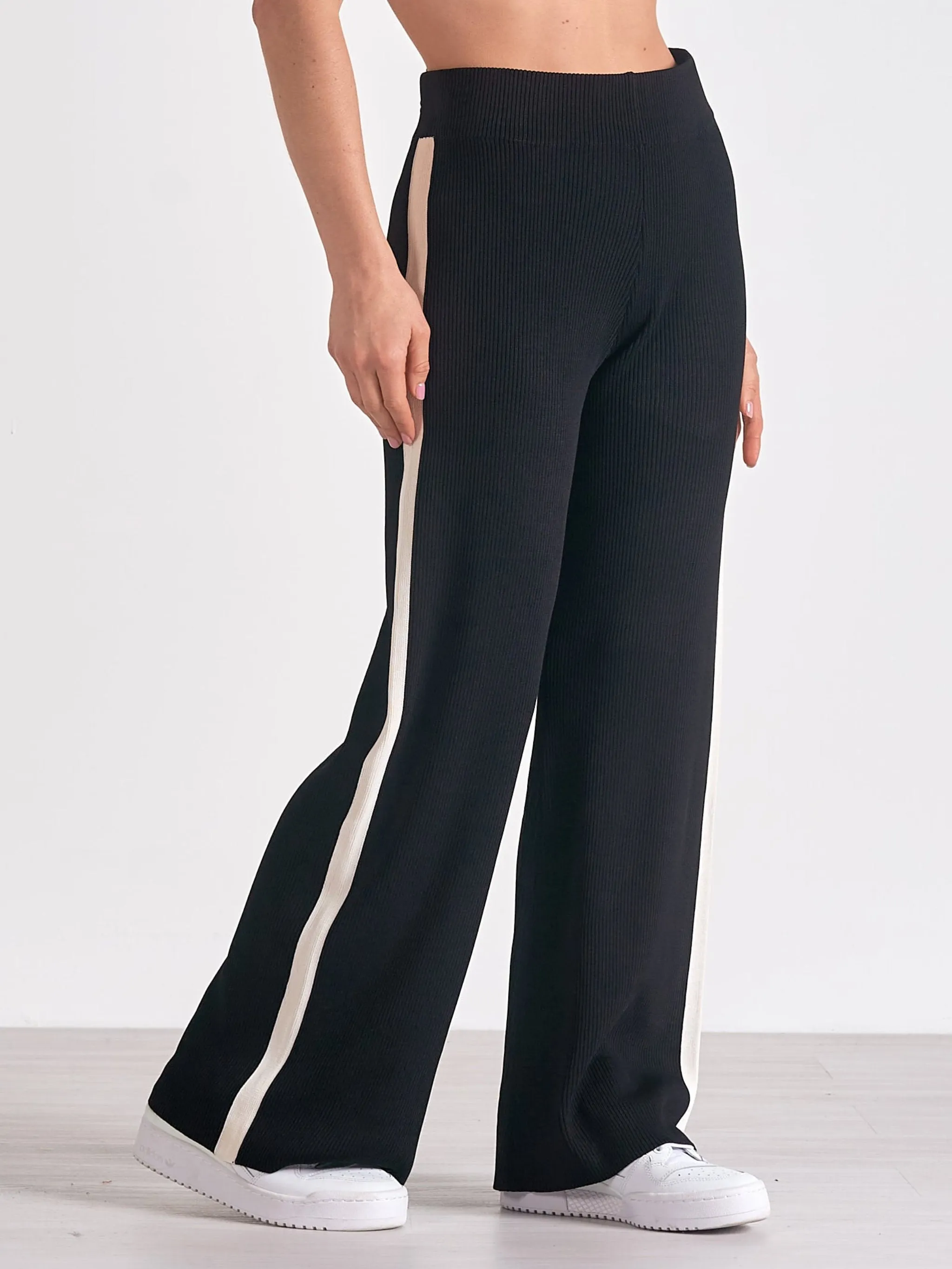 Elan Wide Leg Pants - Black