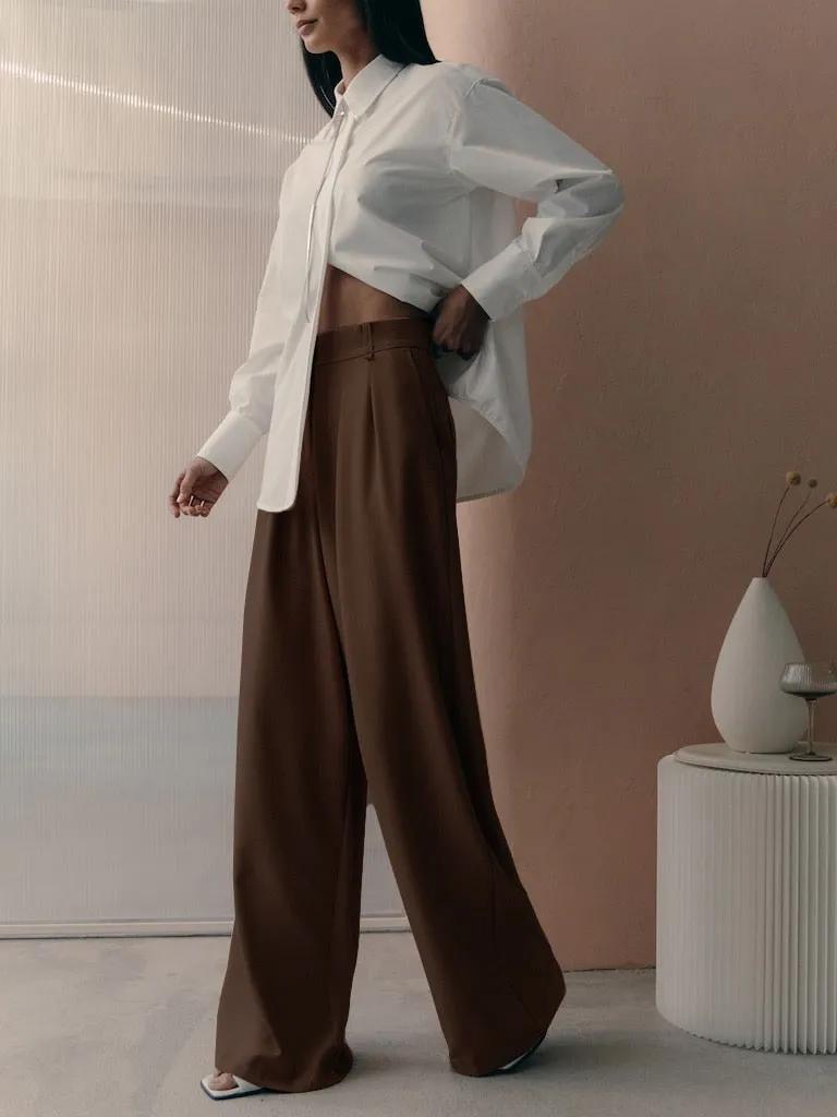 Everyday Wide Leg High Waist Pants