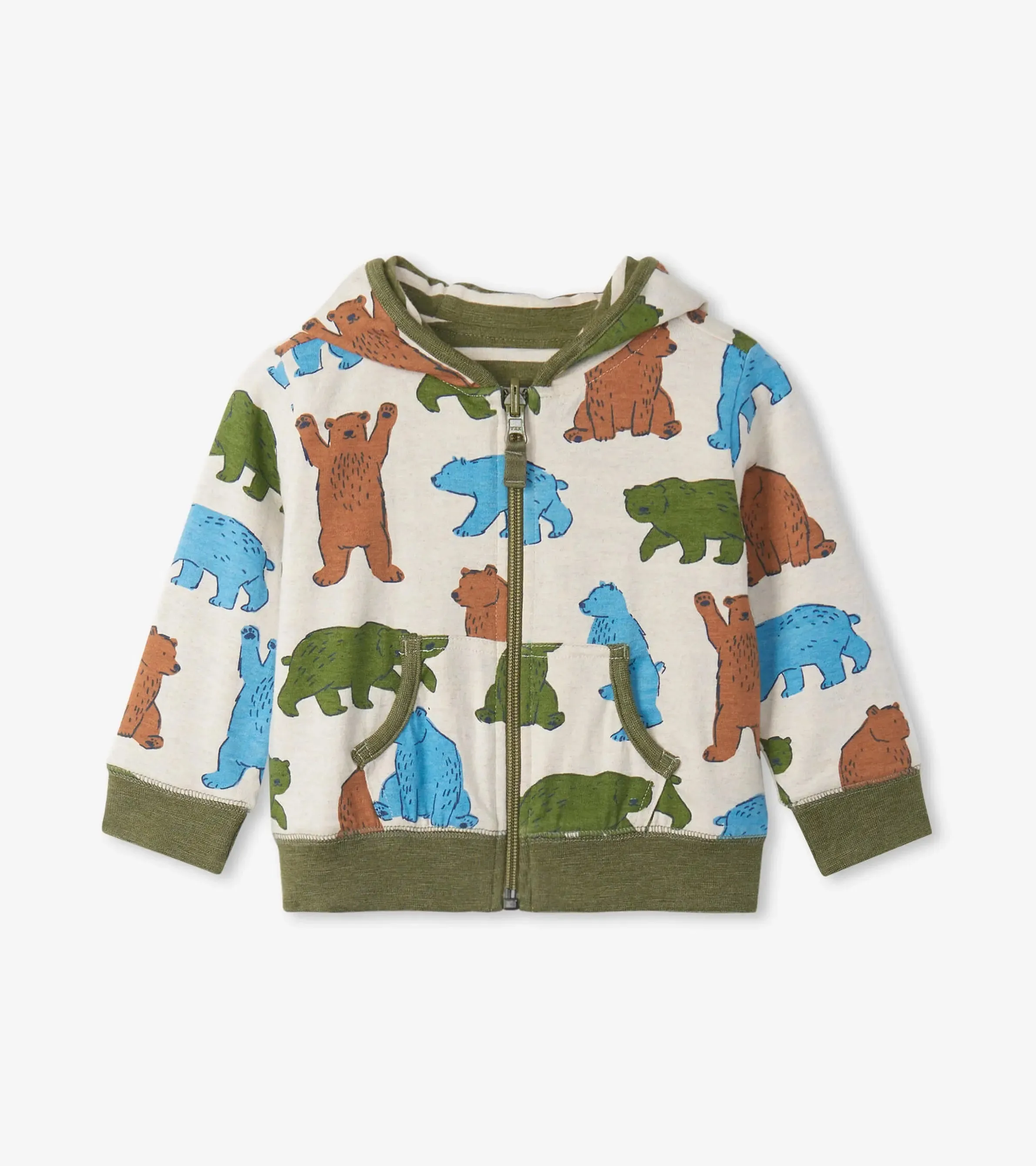 Fall Cubs Reversible Baby Hoodie | Hatley