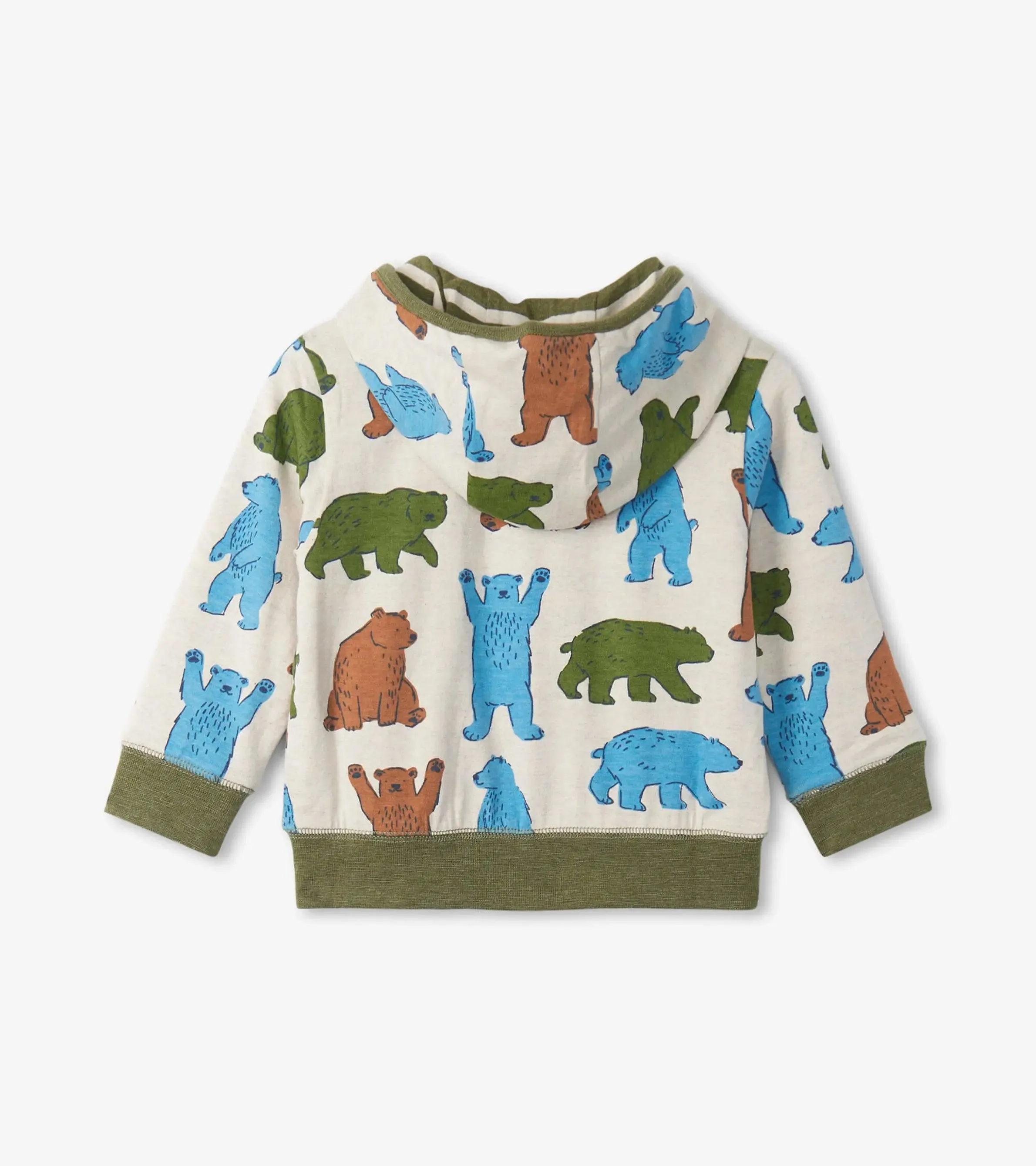 Fall Cubs Reversible Baby Hoodie | Hatley