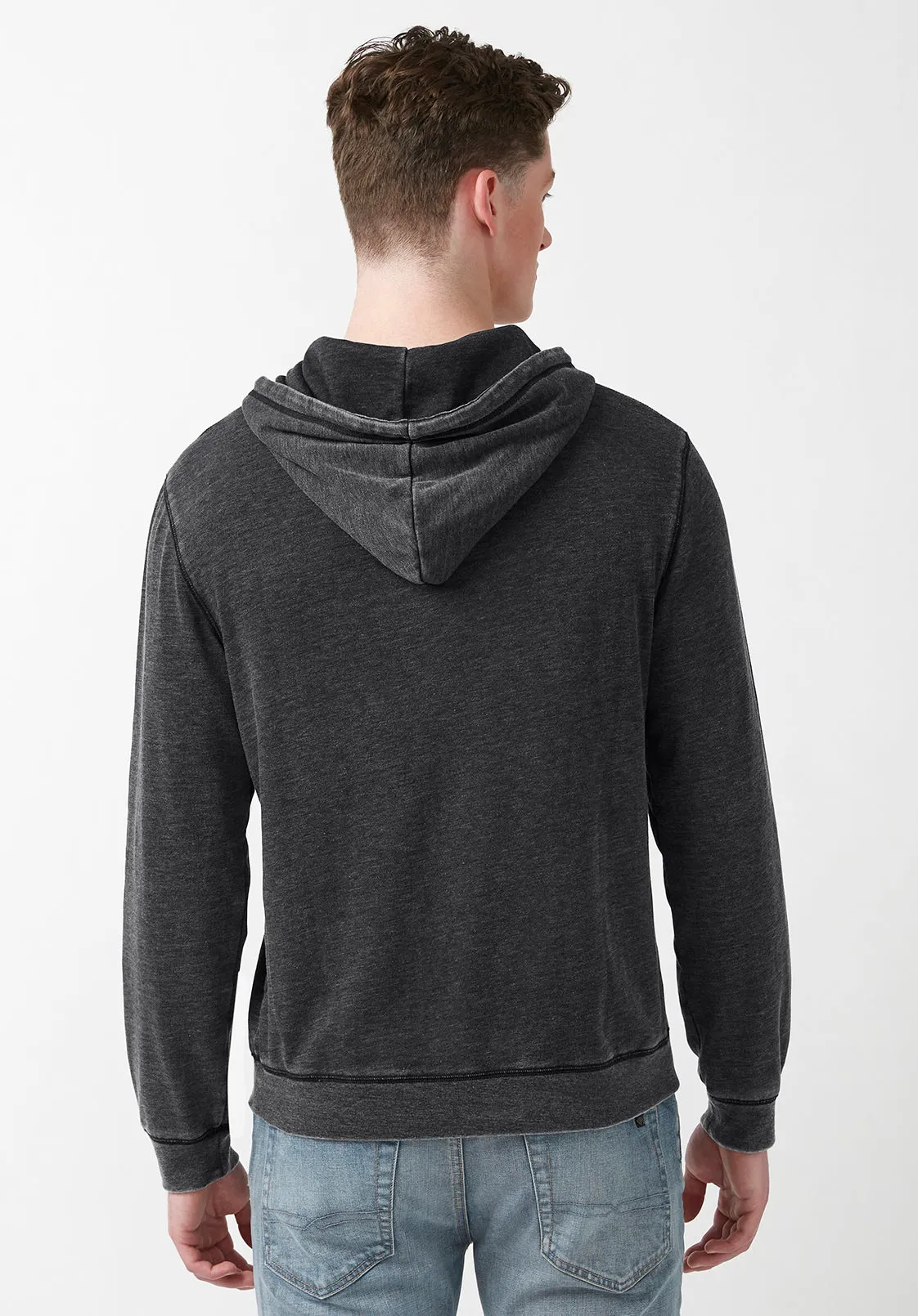 Farman Men’s Hoodie Sweatshirt in Black- BM24171