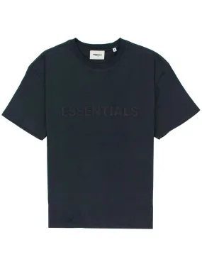 Fear Of God Essentials 3D Silicon Applique Boxy Tee Black