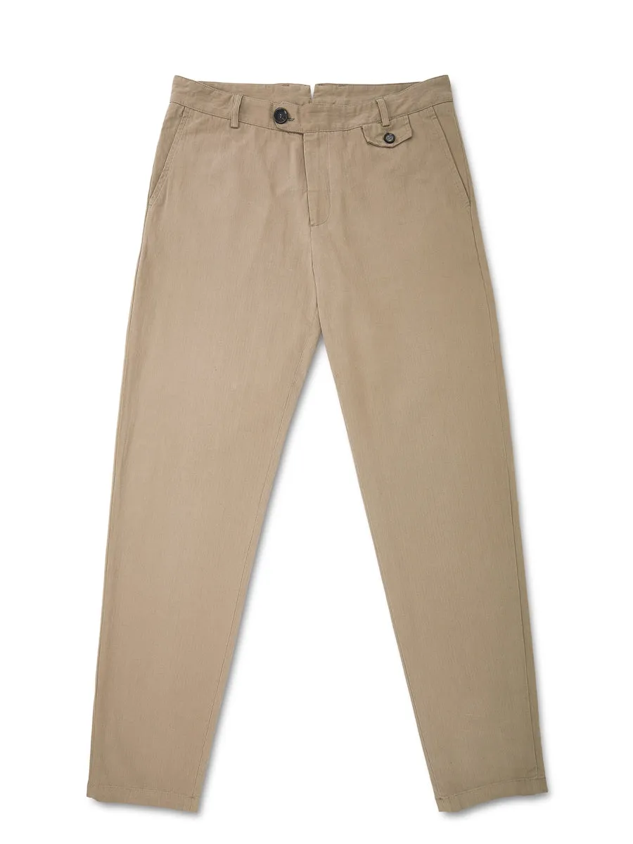 Fishtail Trousers Eden Tobacco