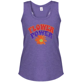 Flower Power Women's Perfect Tri Racerback Tank