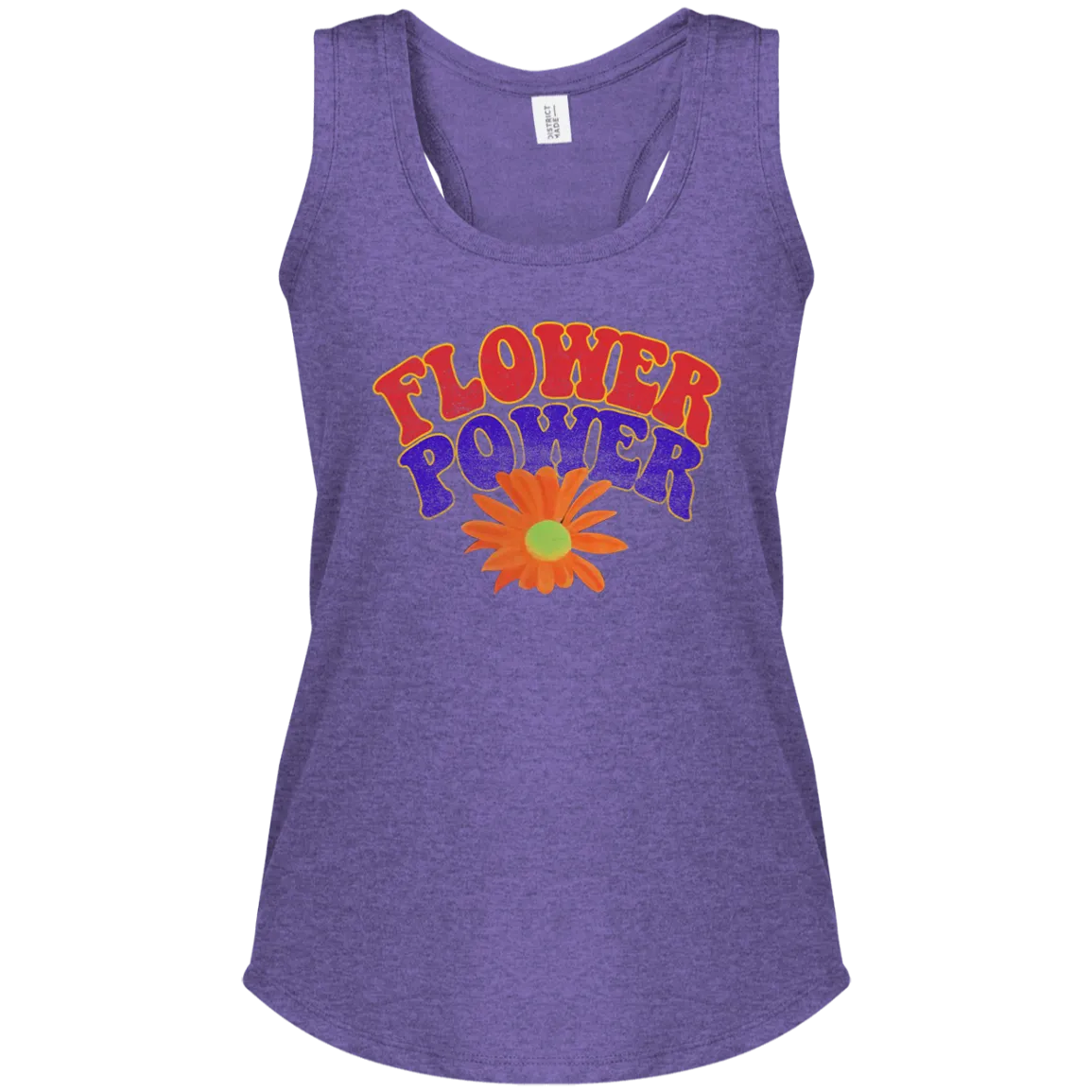 Flower Power Women's Perfect Tri Racerback Tank