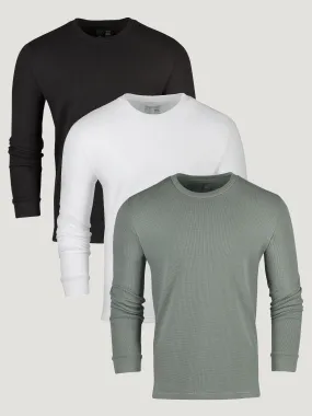 Foundation Thermal Long Sleeve Crew 3-Pack