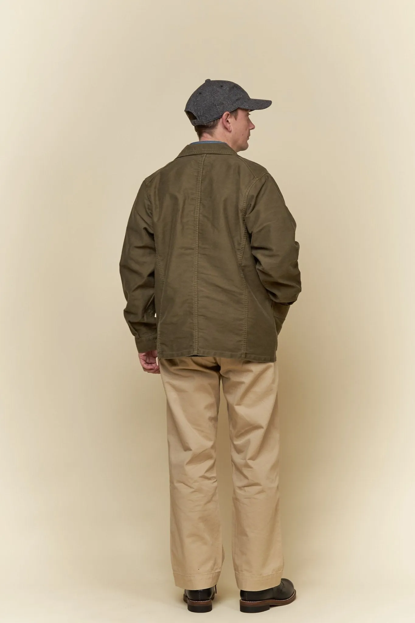 Fullcount French Moleskin Work Jacket - Olive