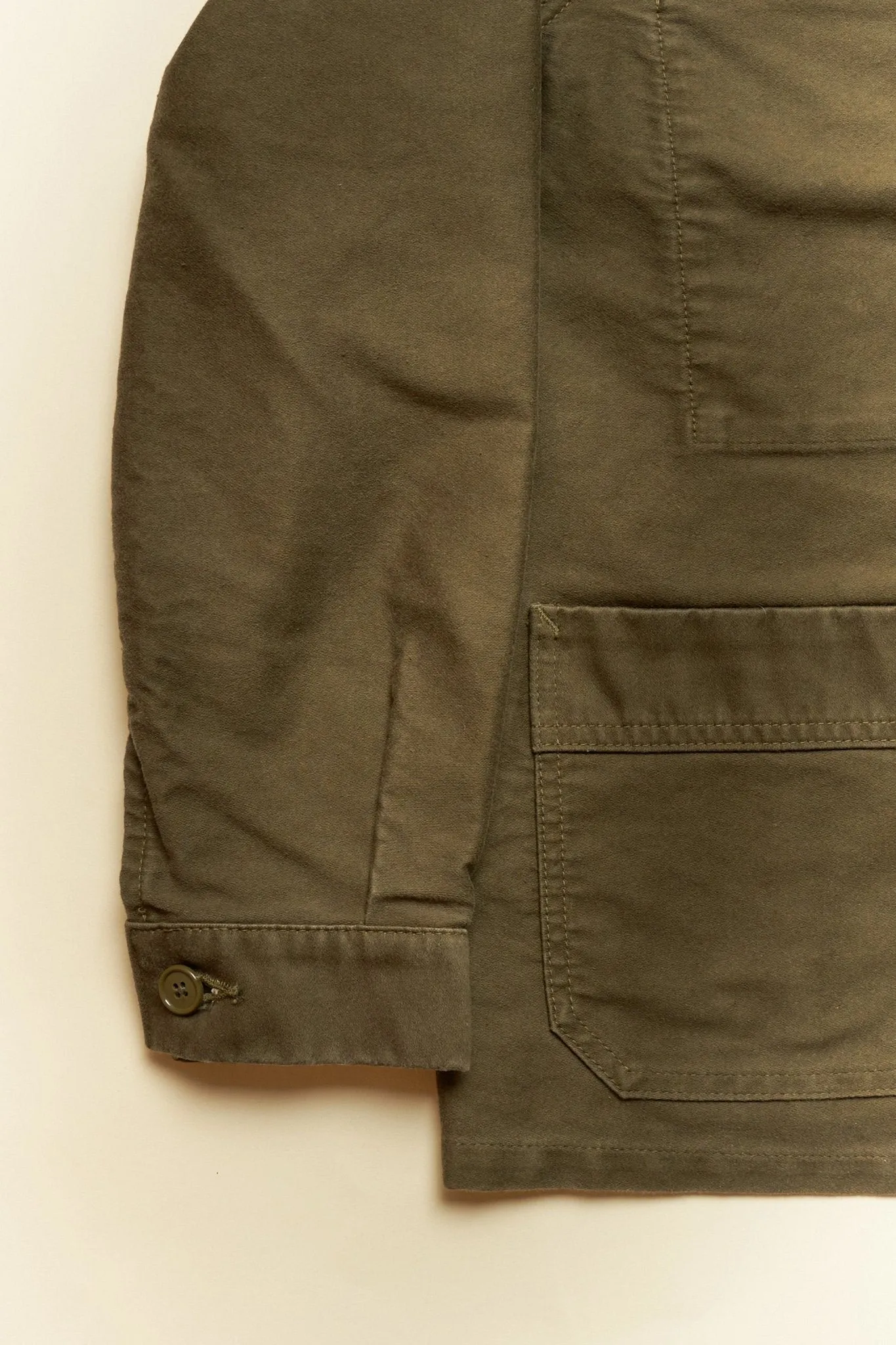 Fullcount French Moleskin Work Jacket - Olive