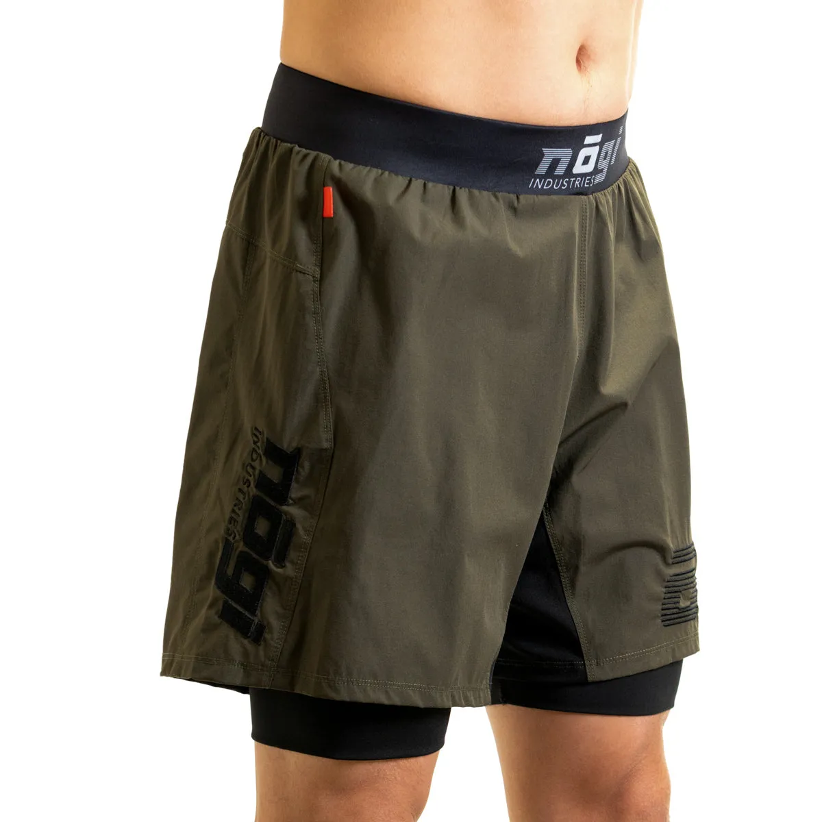 Ghost 7" Inseam Premium Lined Grappling Shorts - Fury Green