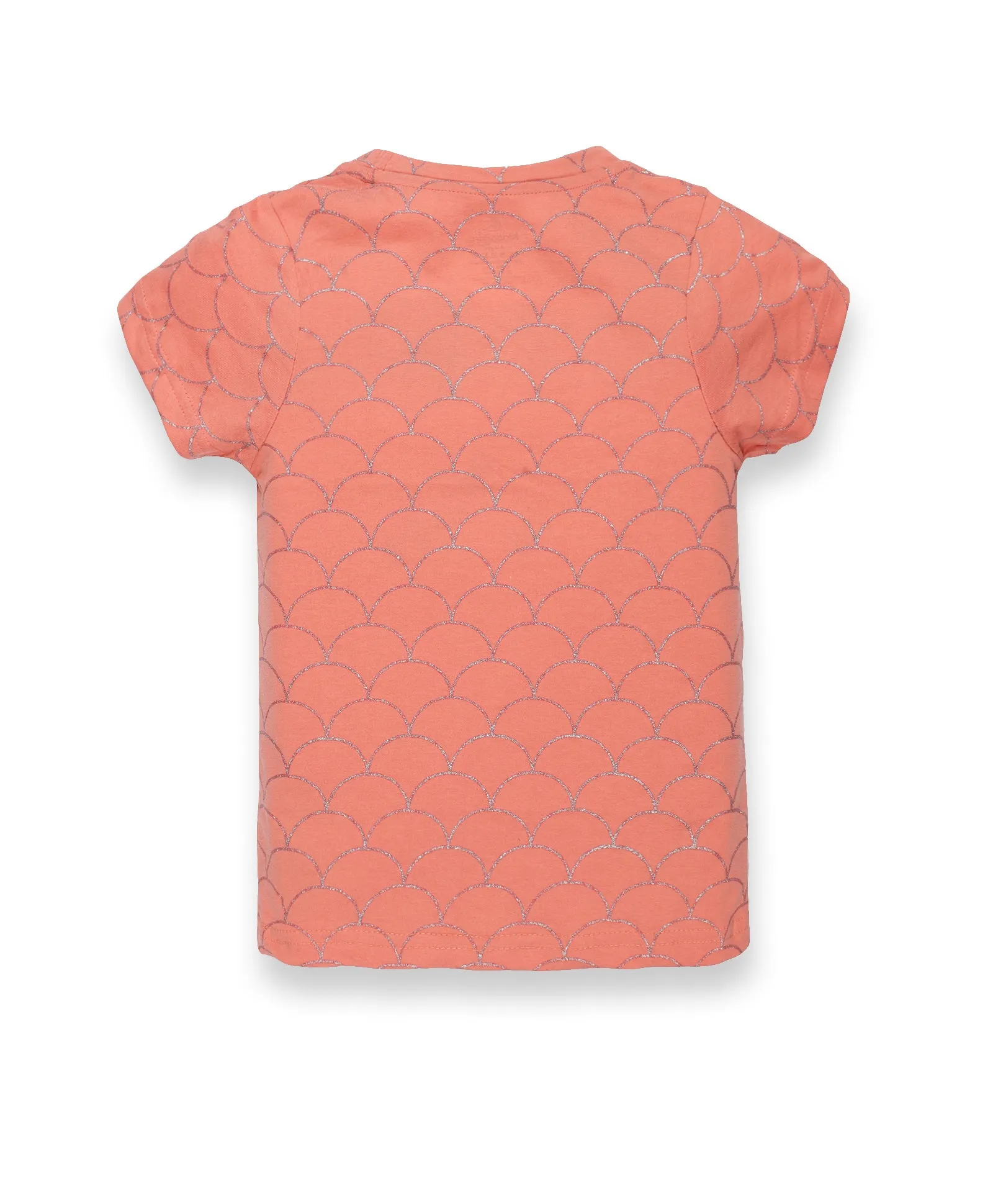 Girls AOP Round Neck Half Sleeve Tee