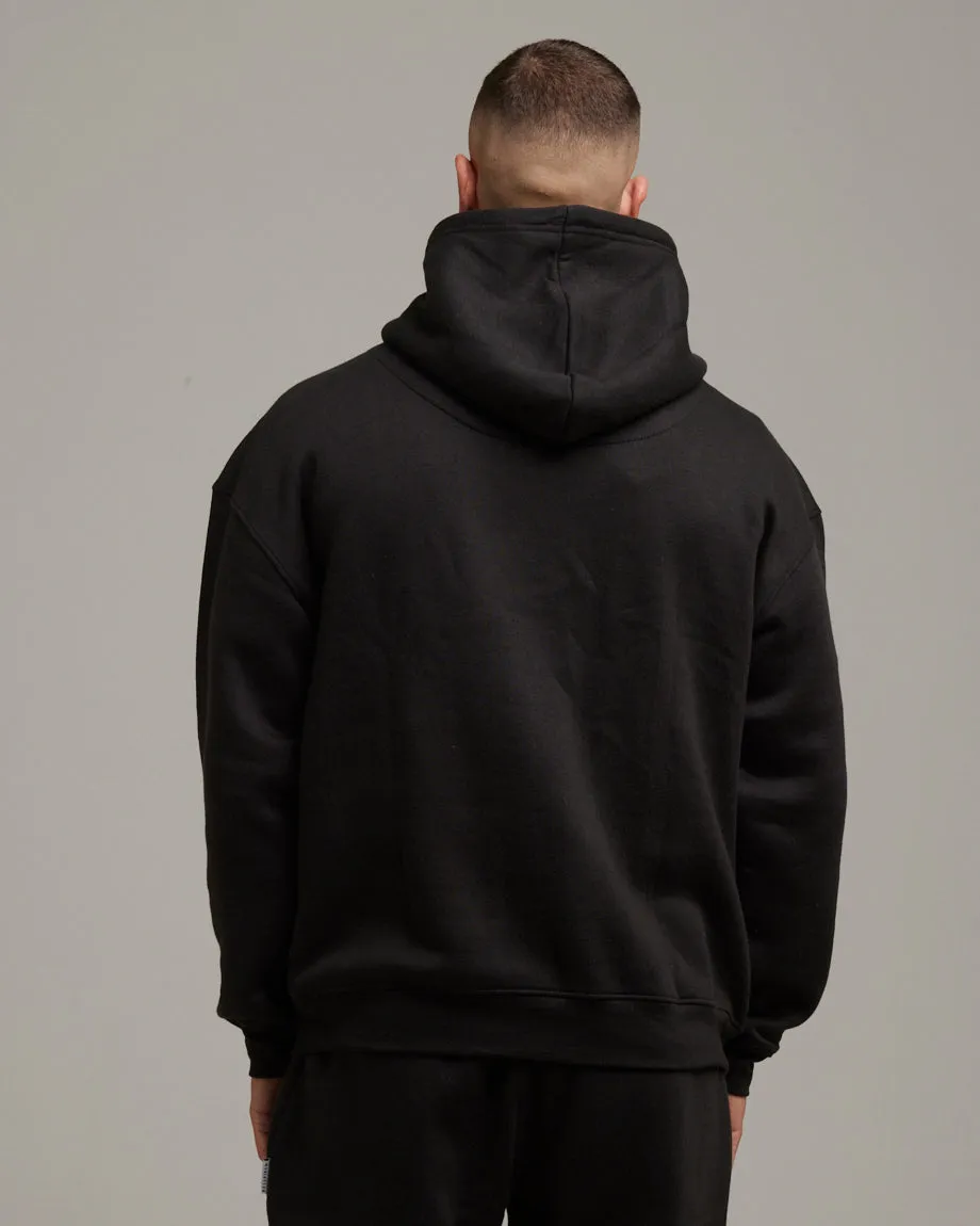 Mens Black Hoodie | Premium Quality by Glencore