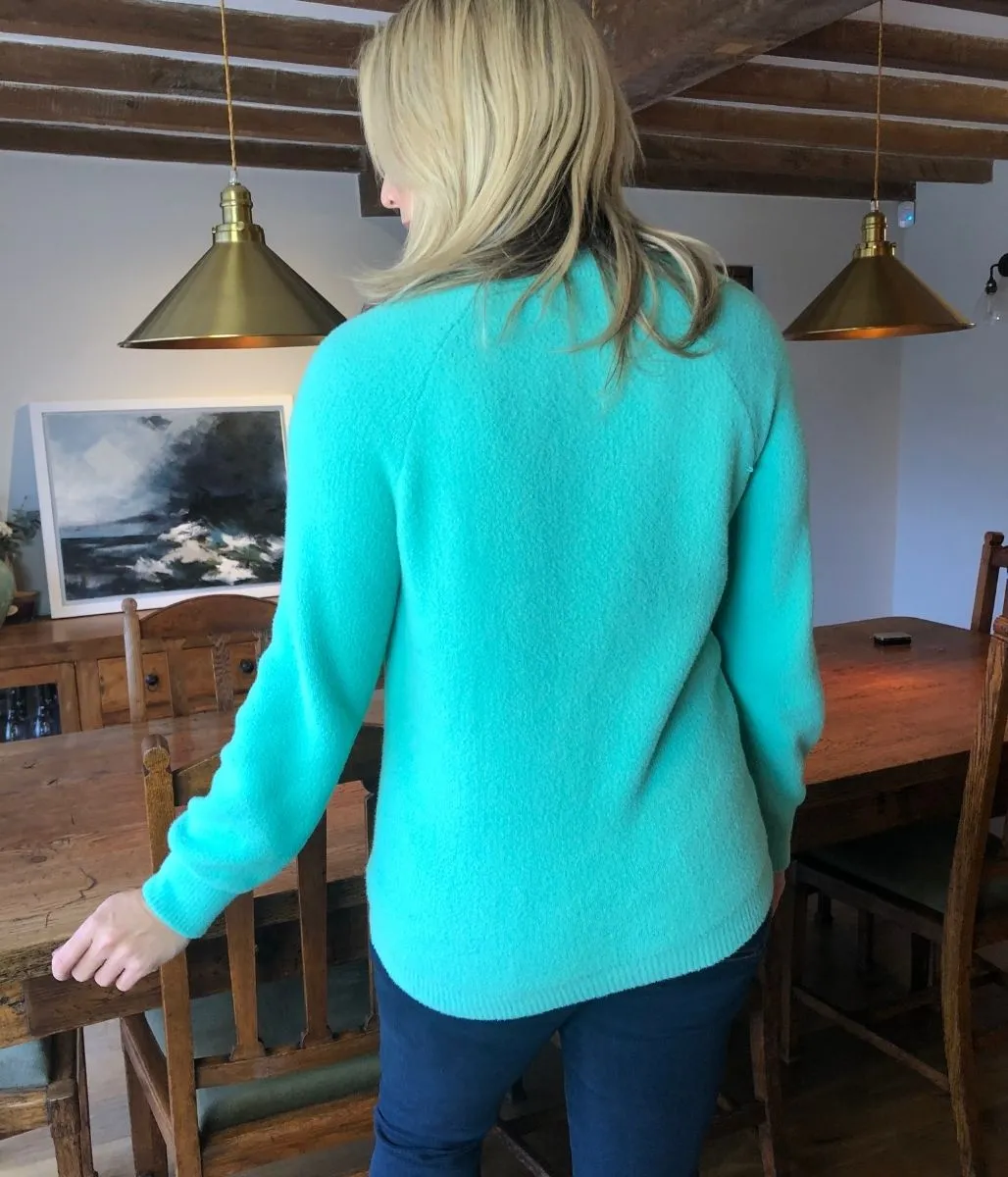 Green Super Soft Bell Sleeve Jumper