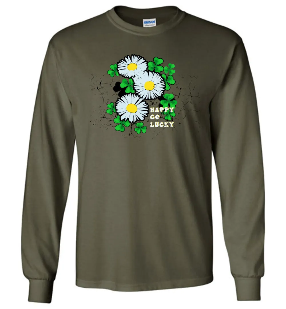 Happy Go Lucky - Long Sleeve T-Shirts