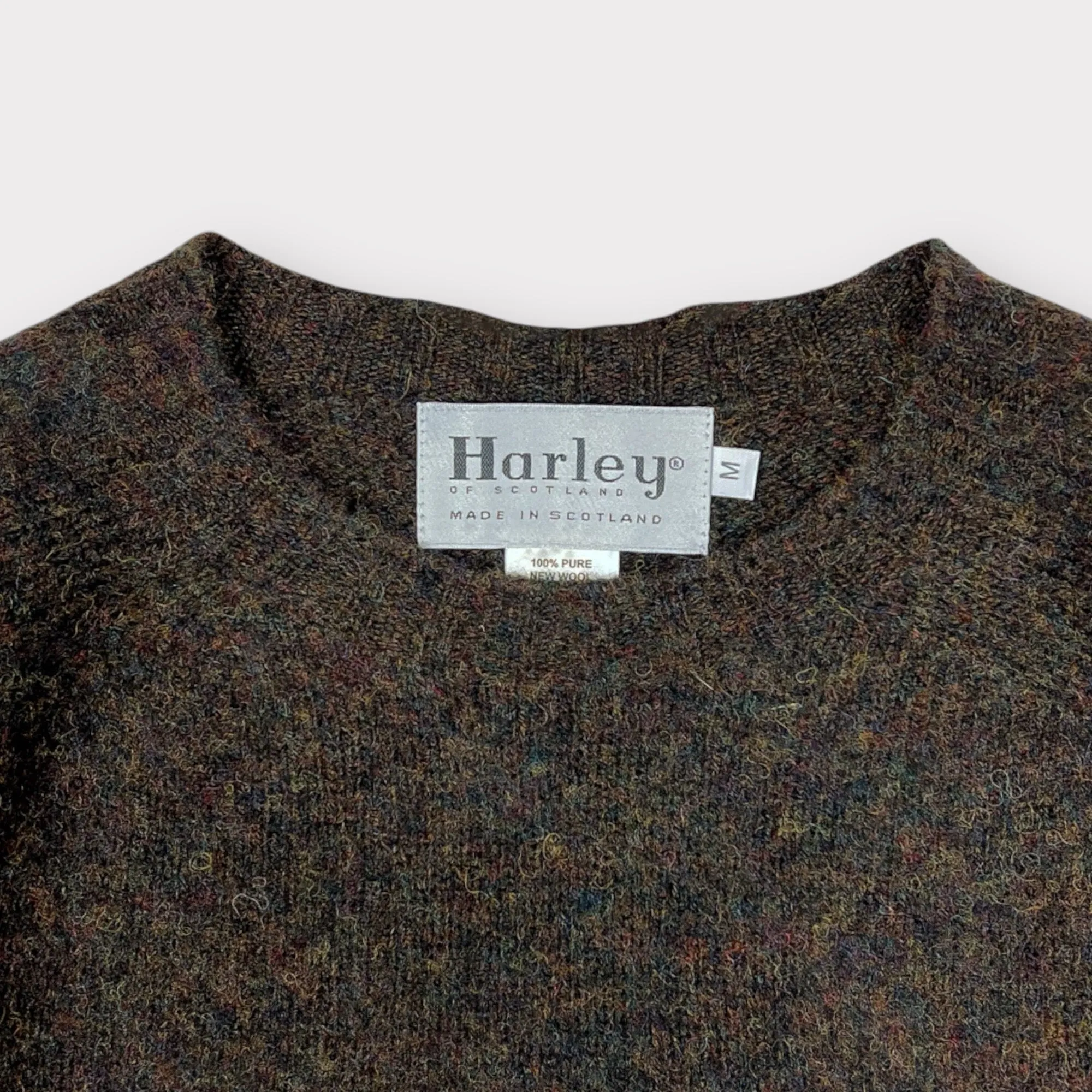 Harley of Scotland Shaggy New Wool Jumper Turin