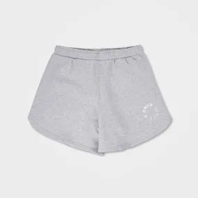 Heather Grey Organic Cotton Sweat Shorts by 7Days Active