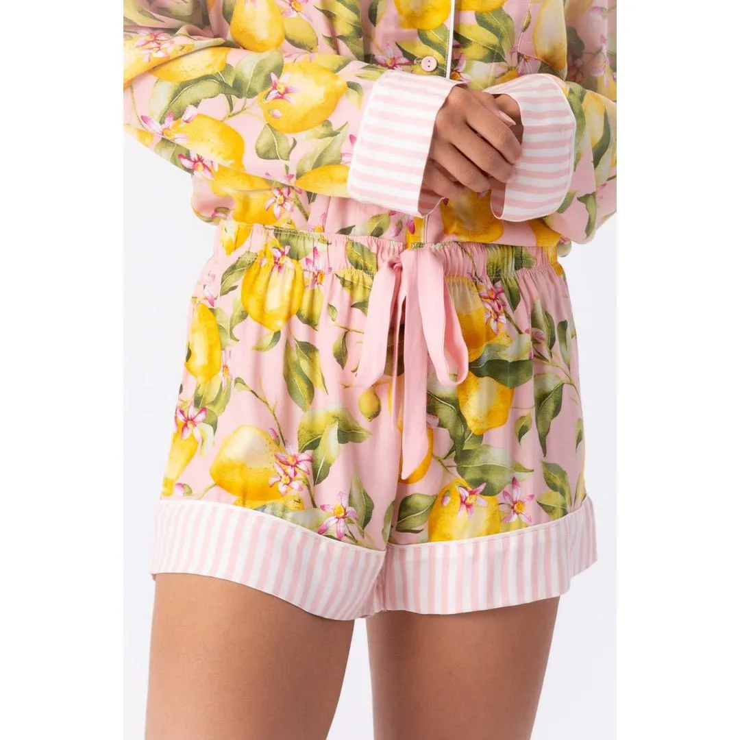 In Full Bloom Lemon Shorts