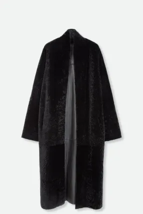 ISA LONG SHEARLING COAT