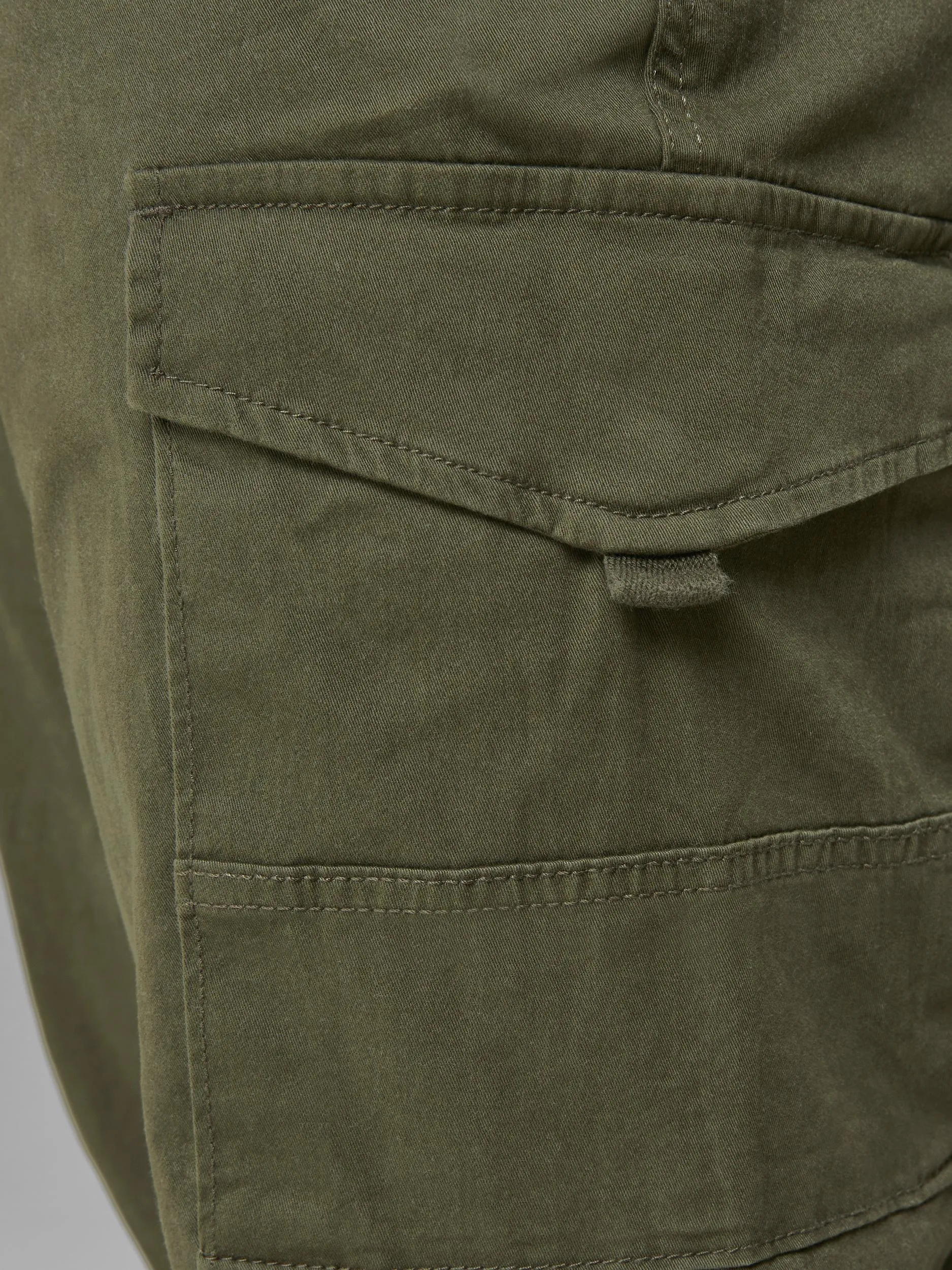 Jack & Jones Flake Olive Cargo Pants Green