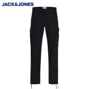 Jack & Jones Kane Black Cargo Pants Black