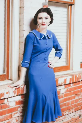 Joelle - vintage 1950s wiggle mermaid dress