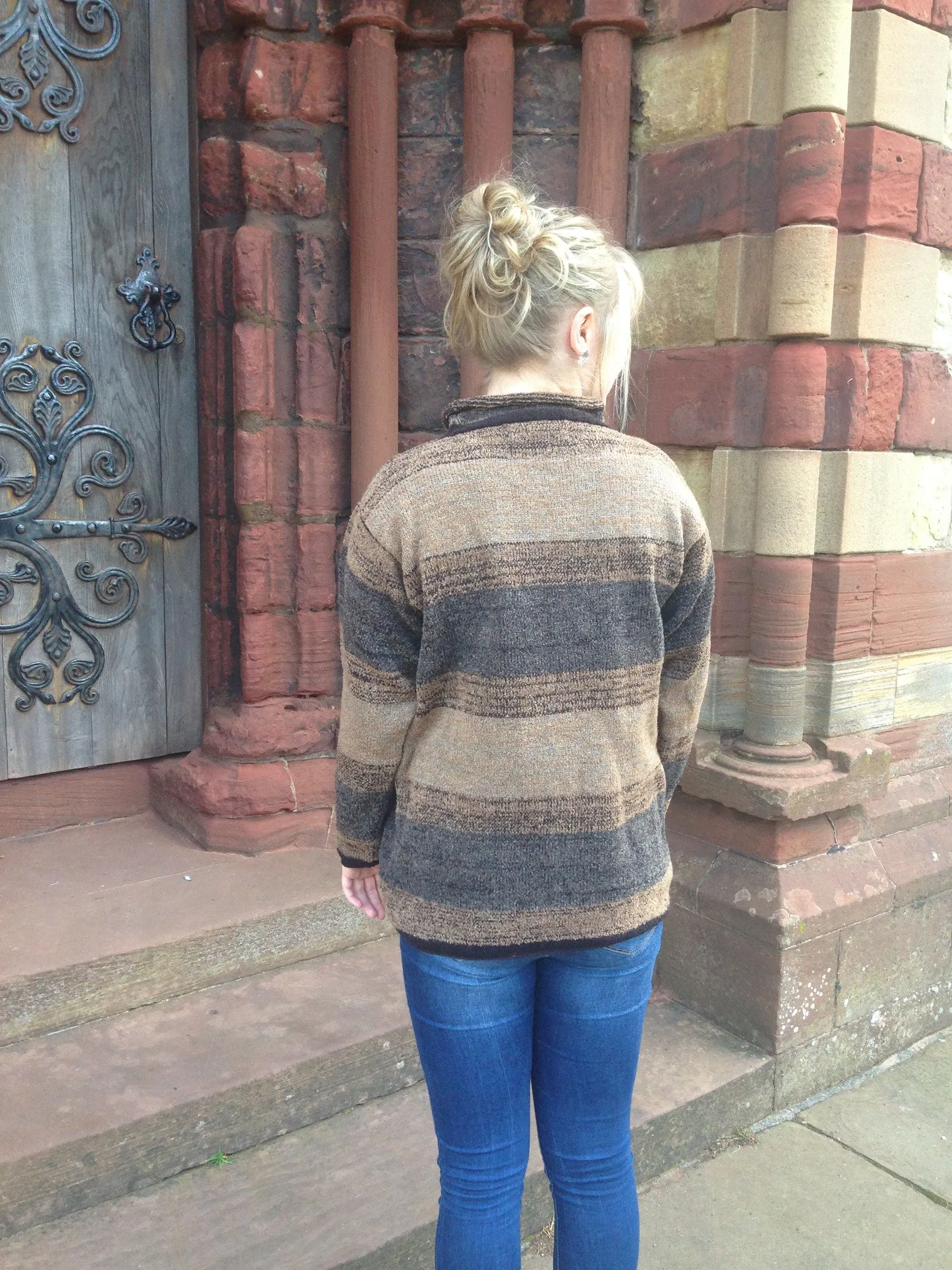 Judith Glue Orkney View Rollneck Sweater in Peat