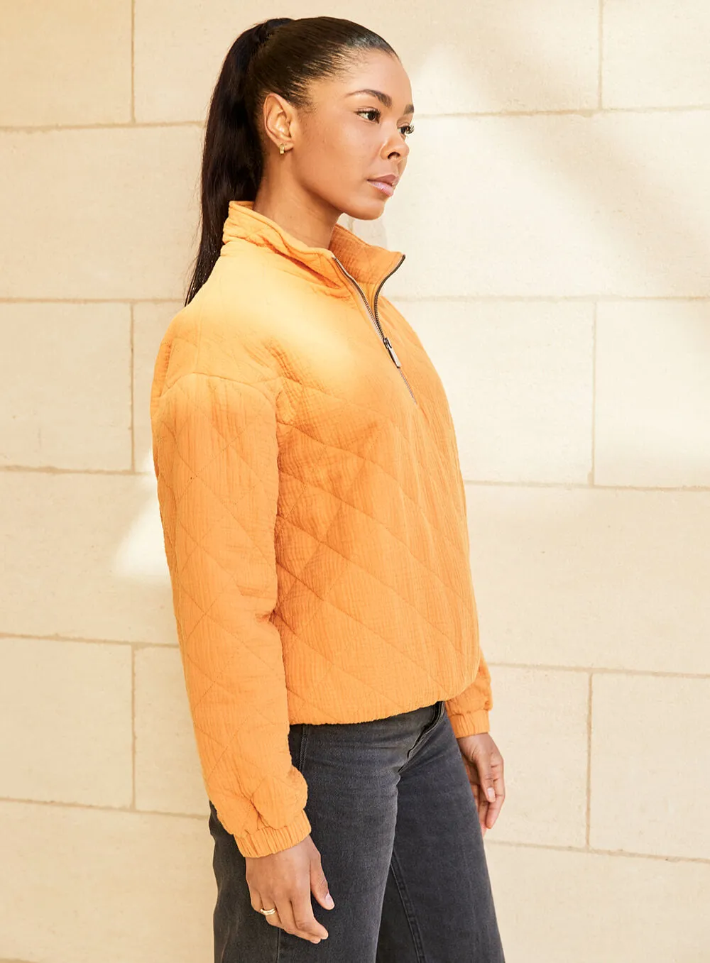 Jute Jacket-MARIGOLD