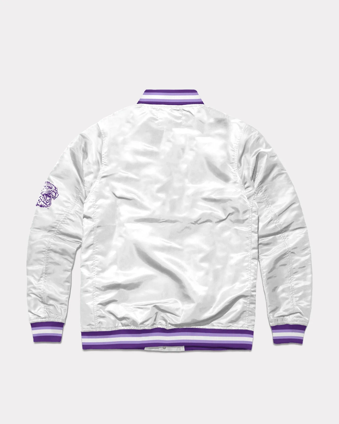 K-State Wildcats Script White Varsity Jacket