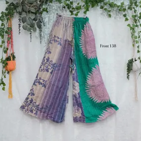 Kantha Wide Leg Palazzo Pants