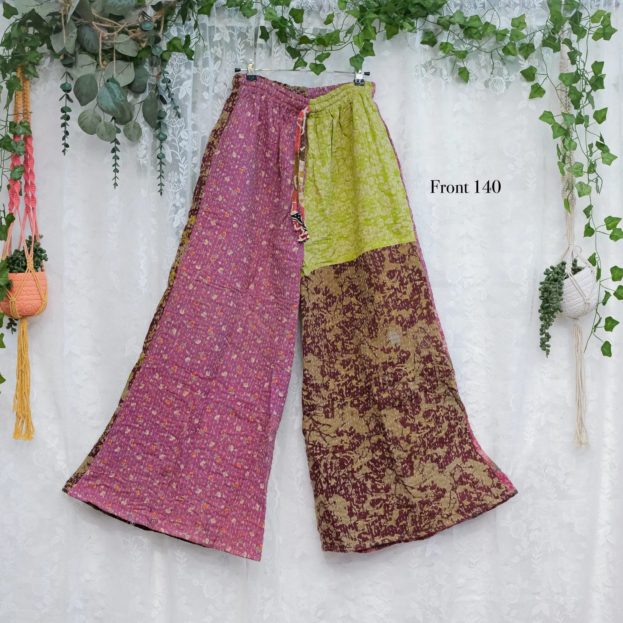 Kantha Wide Leg  Pants