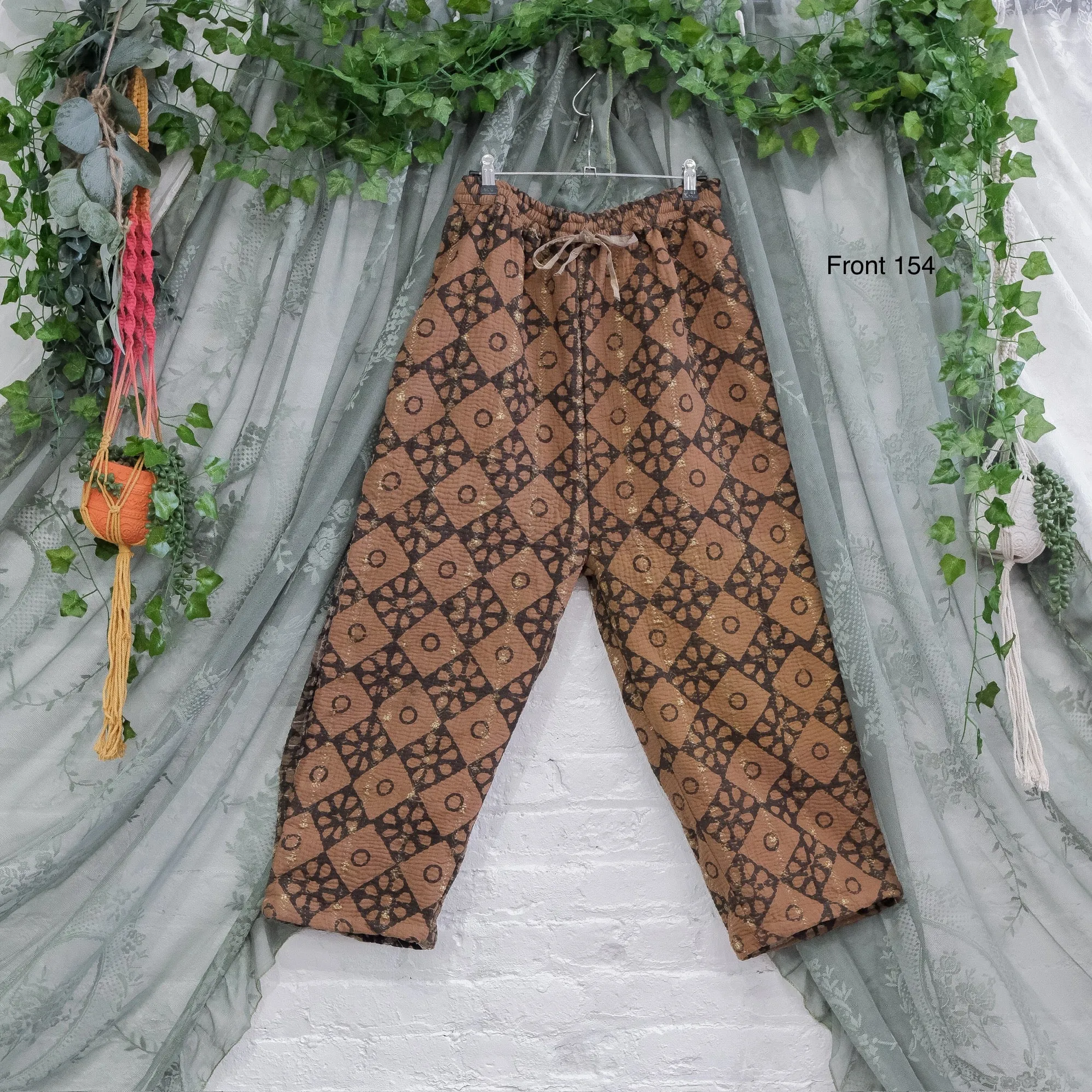 Kantha Wide Leg  Pants