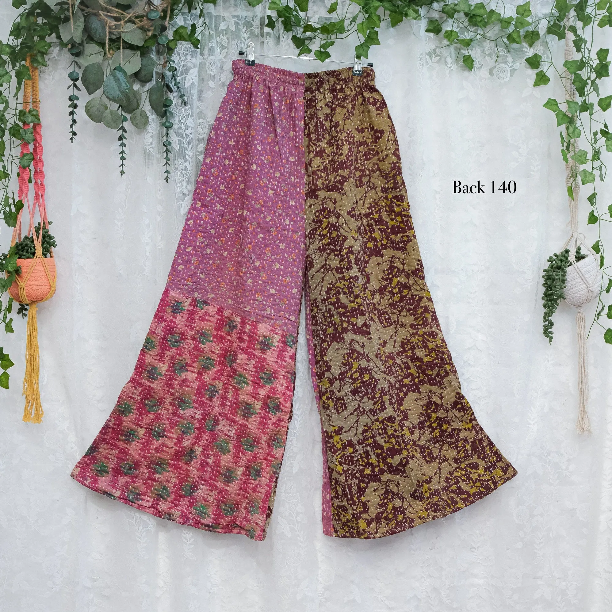 Kantha Wide Leg  Pants