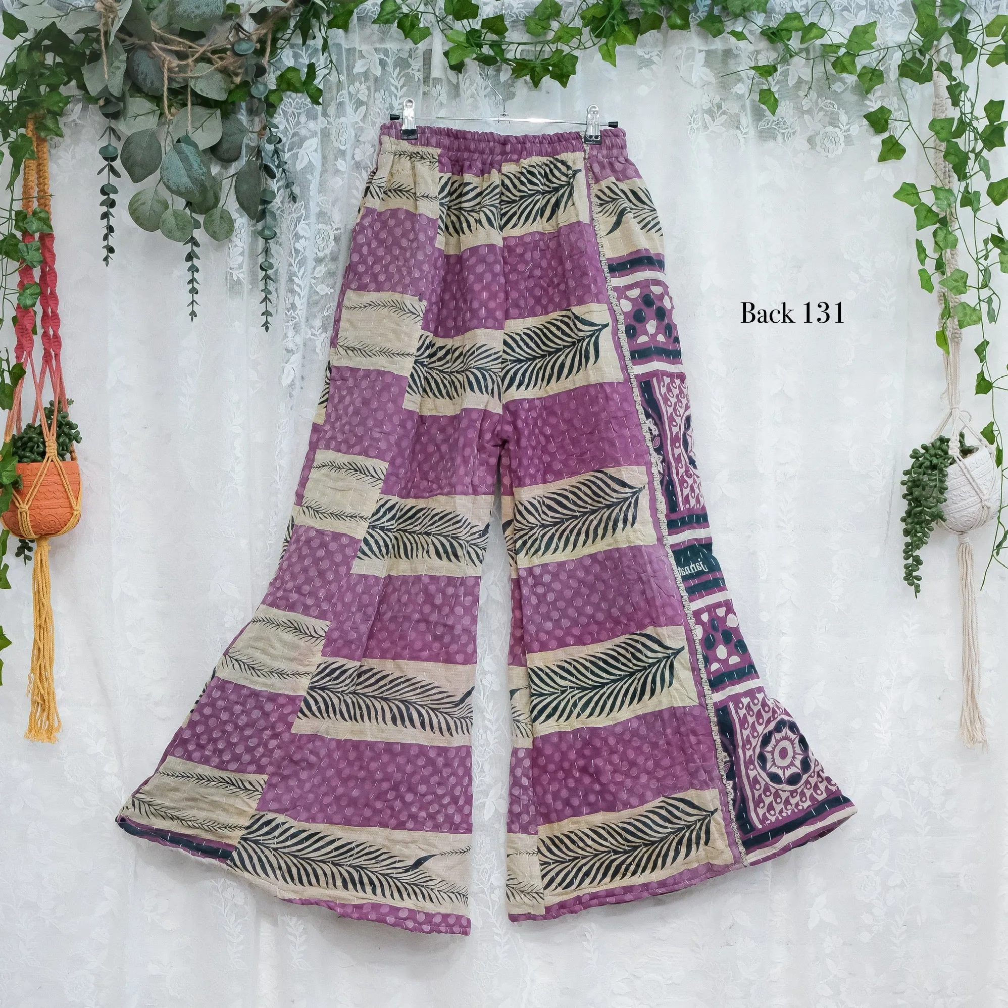 Kantha Wide Leg Pants